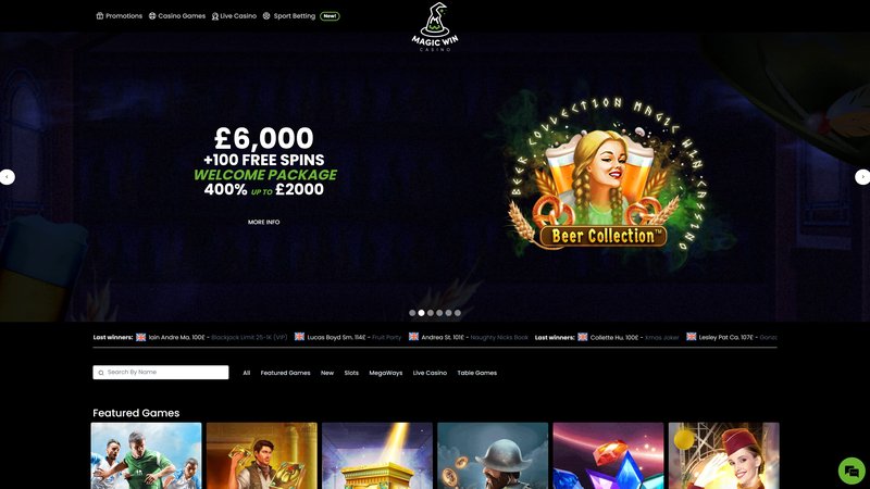 Guide to magic win casino online